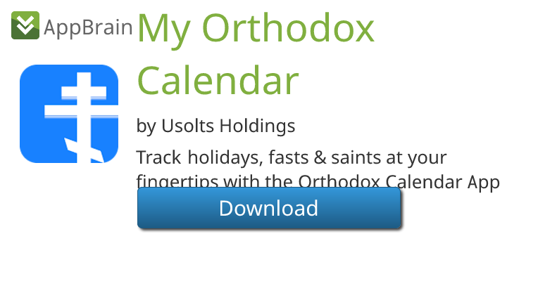 My Orthodox Calendar for Android Free App Download My Orthodox Calendar for Android Free App Download