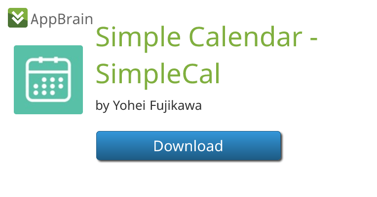 Simple Calendar SimpleCal for iPhone Free App Download Simple Calendar SimpleCal for iPhone Free App Download