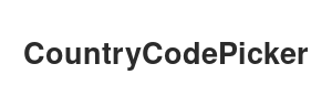 CountryCodePicker Android Library Icon