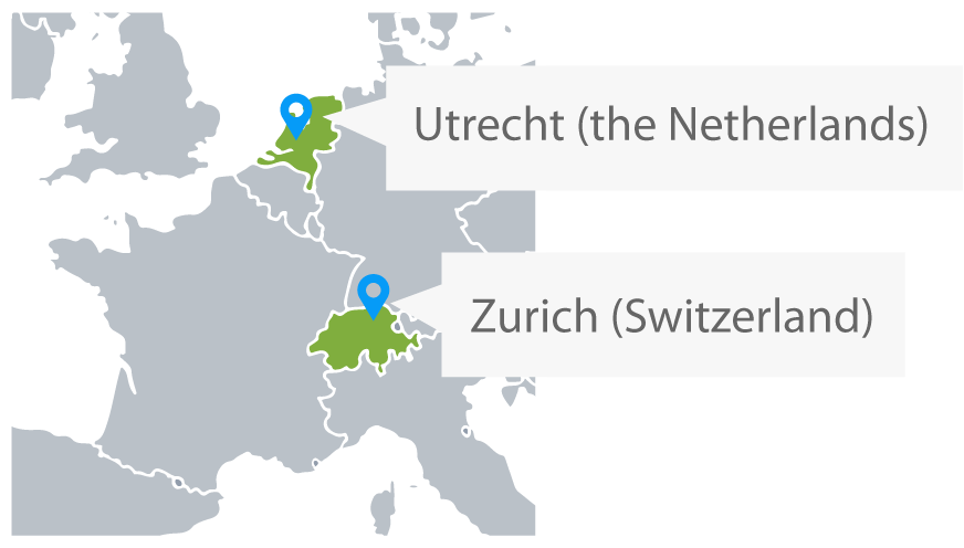 World map showing AppBrain's global reach