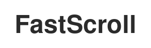 RecyclerView-FastScroll logo