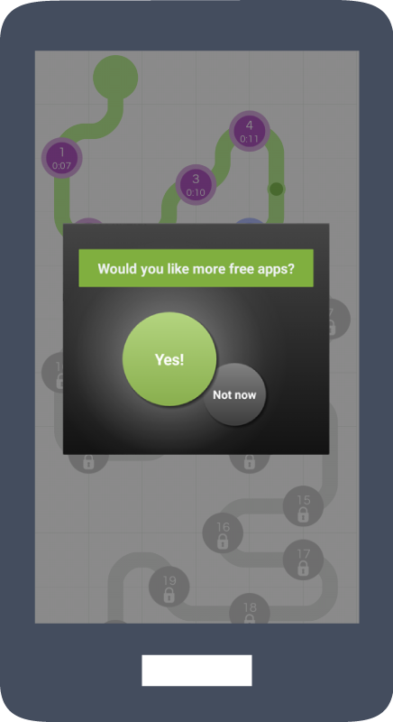 Interstitial ad preview